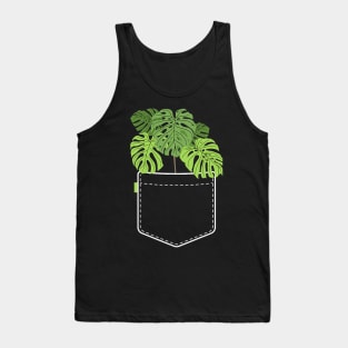 Monstera Pocket Plant Mama Tank Top